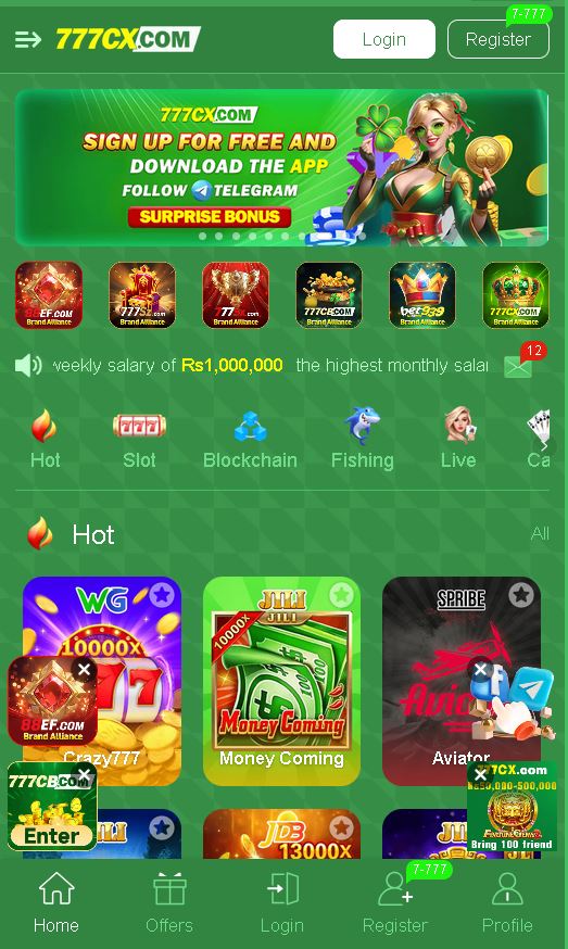 777cx is an online earning gaming plateform in pakistan which can be player or downloaded on apk ten